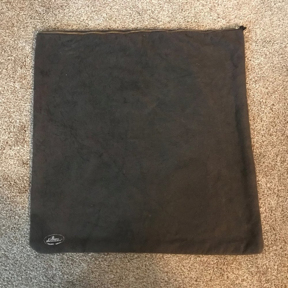 Pacific Silvercloth zippered pouch 18" x 18"